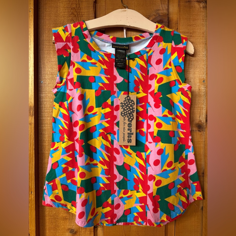 NOOWORKS muscle tee in Macarena - Picture 2 of 6
